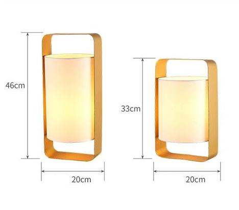 Nate - Modern Frame Floating Lantern Desk Lamp