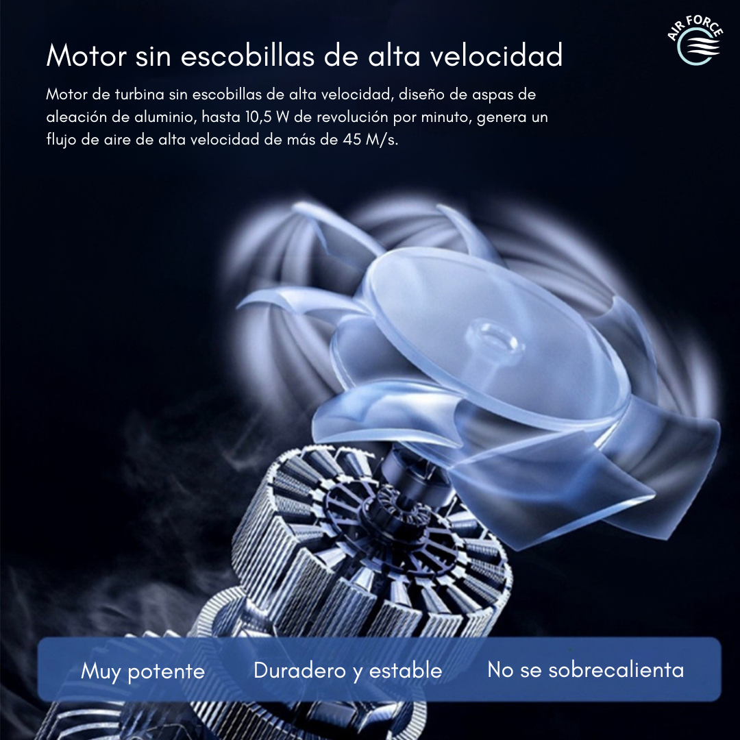 TurboSopla™ – Limpieza rápida sin esfuerzo + 1 Bateria de Brinde