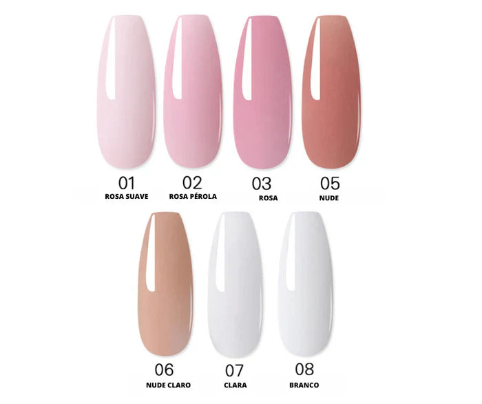 💅Kit Polygel Uñas Semipermanente + LamparaUV💃