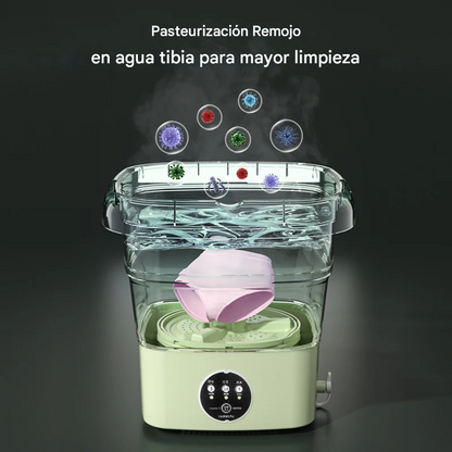 🧺 LavaFácil Compacta – Mini Lavadora Portátil + 🎁 Secadora de Ropa Gratis