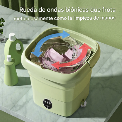 🧺 LavaFácil Compacta – Mini Lavadora Portátil + 🎁 Secadora de Ropa Gratis
