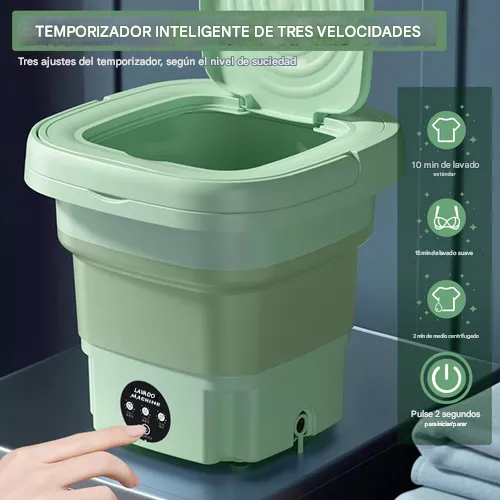 🧺 LavaFácil Compacta – Mini Lavadora Portátil + 🎁 Secadora de Ropa Gratis